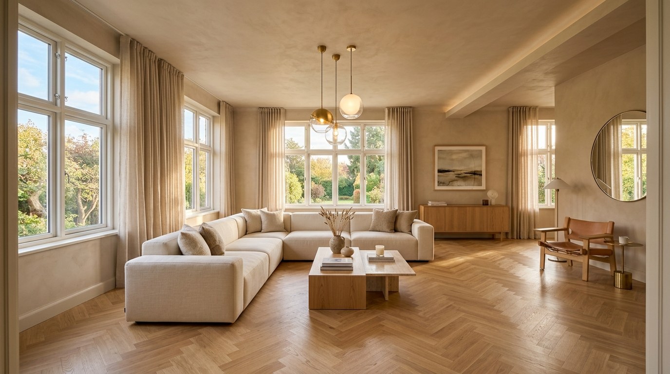 Wohnzimmer · Renovation · Nachher