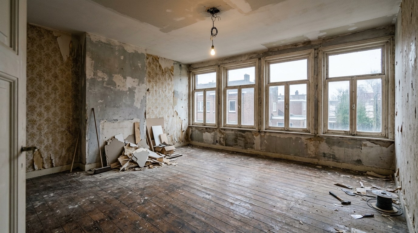Wohnzimmer · Renovation · Vorher