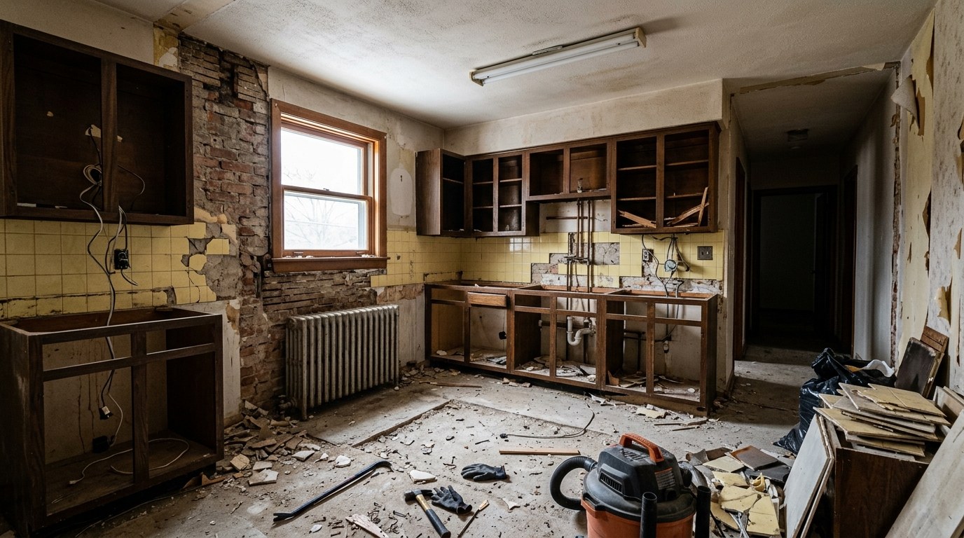 Küche · Renovation · Vorher