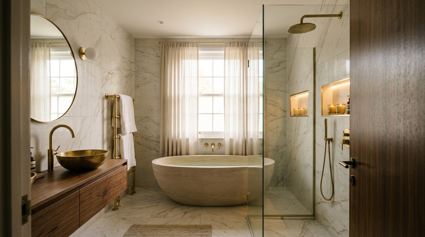 Badezimmer · Renovation · Nachher