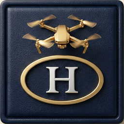 HypeFly – 3D-Logo mit Drohne